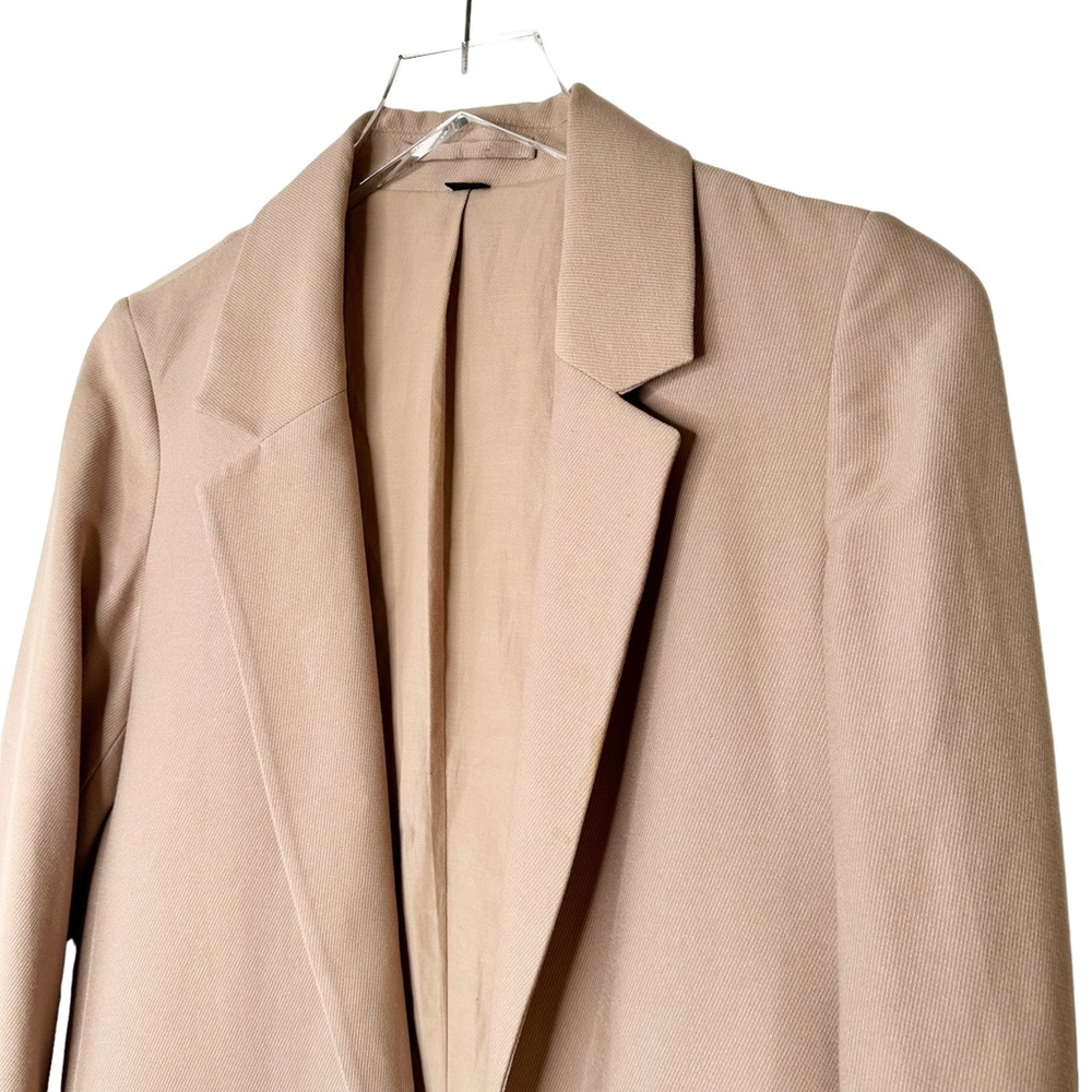 All Saints Oversized Open Front Aleida Blazer in Rose Nude size 2 - Picture 8 of 12